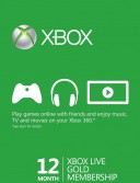 Xbox Live Gold 12 meses