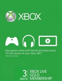 Xbox Live Gold 72 horas